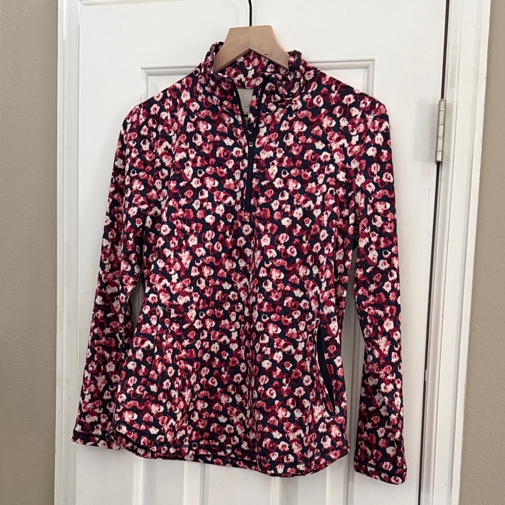 T by Talbots UPF 50+ Summer Quarter Zip Sun Protective Clothing Rashguard